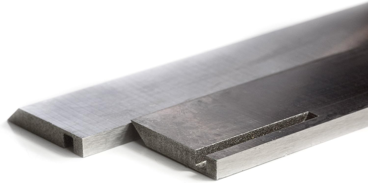 Xcalibur Tooling Planer Blades Compatible with Metabo Elektra Beckum Planer Models 260mm Slotted Ends, Grey