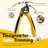 Thunderpaws LED Dog Nail Clippers with Protective Guard and Safety Lock view 2