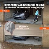 VEVOR Garage Door Seal Bottom Rubber 16ft U Shape O-Ring Weather Seal Kit view 4