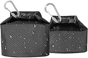 WIROTA 2 Pack Travel Soap Bag Waterproof and Leakproof Travel Soap Container Soap Case Suitable for Travelling with Soap Bar Gift Ideas (Black)