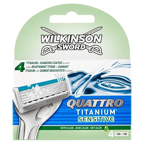 Wilkinson Sword Quattro Titanium Precision Razor Blades Pack of 8
