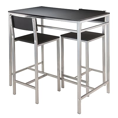 Winsome Hanley Dining Table in Black for Modern Spaces