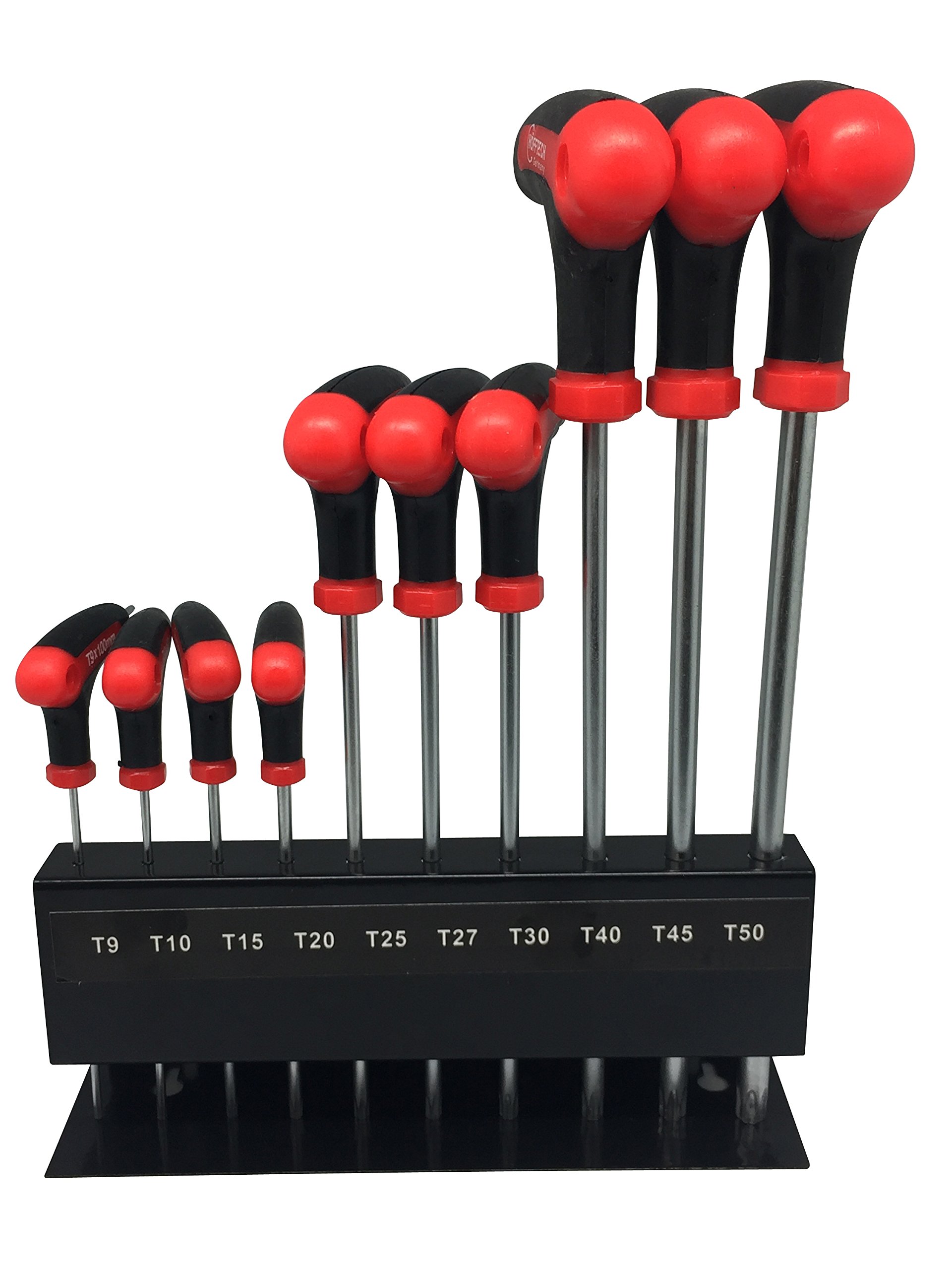 Höfftech 8045 Torx T Screwdriver Set Screwdriver T-Handle 10-Piece HT