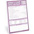1-Count Knock Knock What I Love about You Today Pad, Love Letter Paper Checklist Lunch Box Notes for Husband, 6 x 9-inches