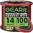 GearIT Pro Series 14AWG Speaker Wire, 14 Gauge Speaker Wire Cable (100 Feet / 30 Meters) Great Use for Home Theater Speakers 