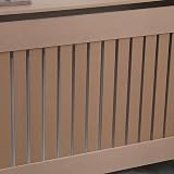 AVC Designs Radiator Cover MDF Unfinished Vertical Slats Small Medium Large view 4