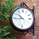 St Helens Outdoor Station Clock 15" with Thermometer & Hygrometer view 7