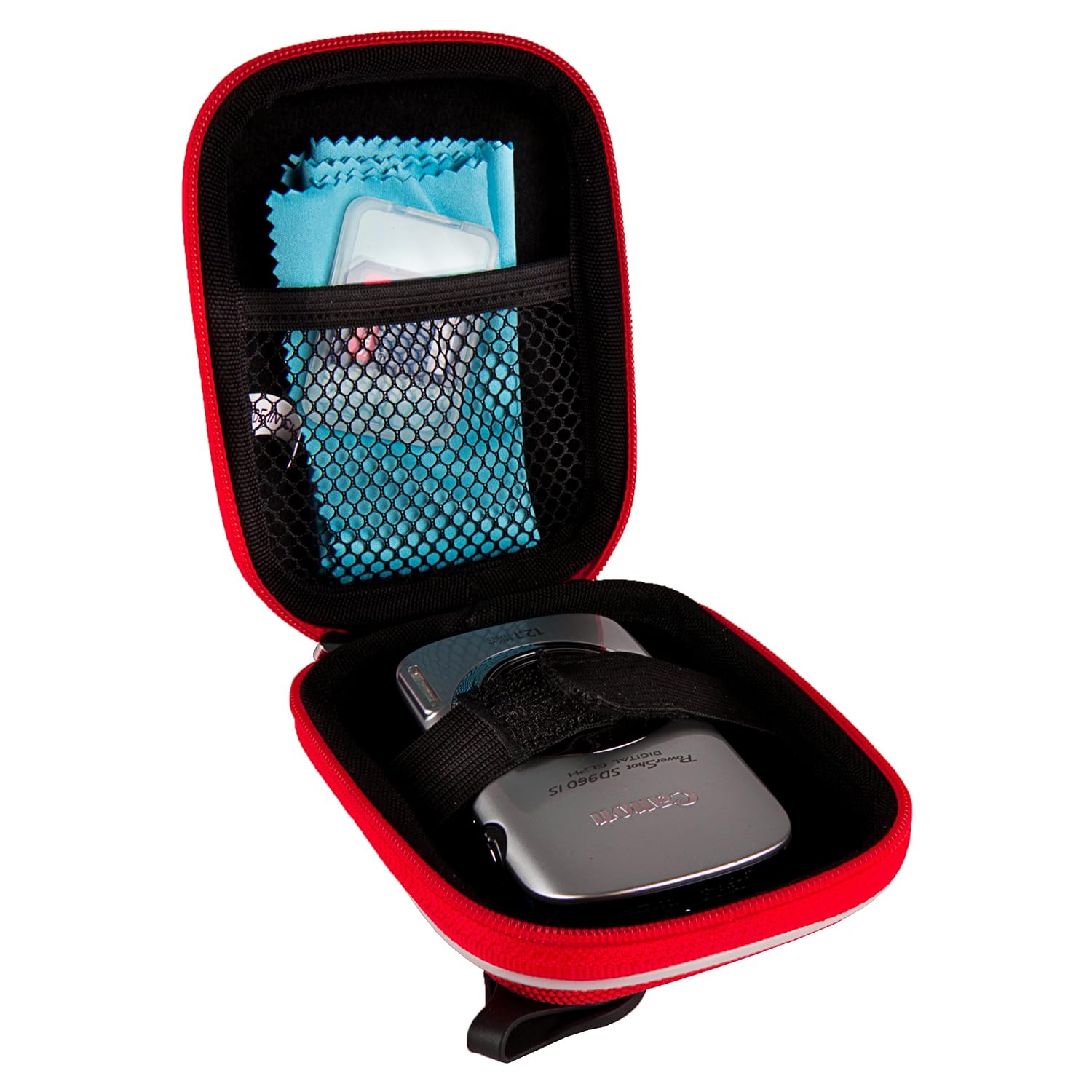 Mini Storage Bag Neck Strap BolinUS Handmade PU Leather Fullbody Camera