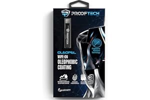 ProofTech OLEOPEL Oleophobic Coating Kit for 3 Applications | Anti Fingerprint Wipe On Liquid for All Smartphones Tablets Smart Watches Glasses Camera Lenses and Touch Screens - Bottle