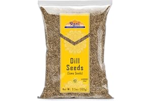Rani Dill Seeds (Suwa/SUA) Whole, Spice 3.5oz (100g) ~ All Natural | Gluten Friendly | Non-GMO | Vegan | Indian Origin