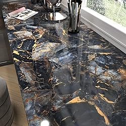 Black/Purple Marble Contact Paper for Countertops