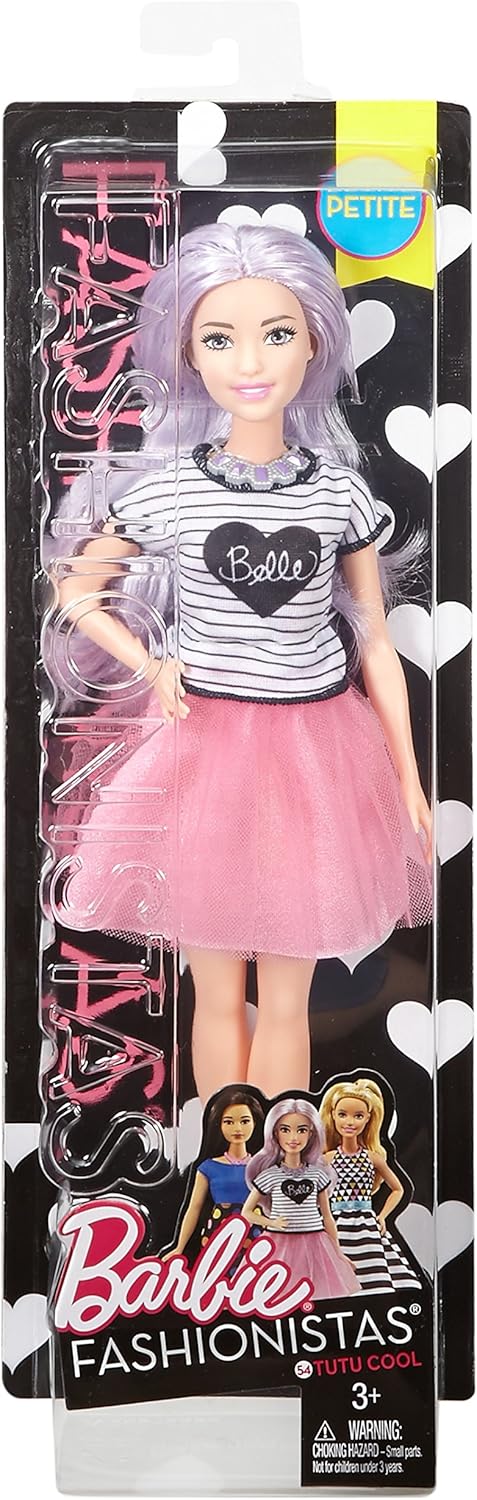 Amazon.es: Barbie - Fashionista, muñeca con tutú Rosa (DVX76 ...