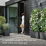 elho Vivo Next Square 40 Large Planter Indoor Outdoor 100% Recycled Plastic view 3