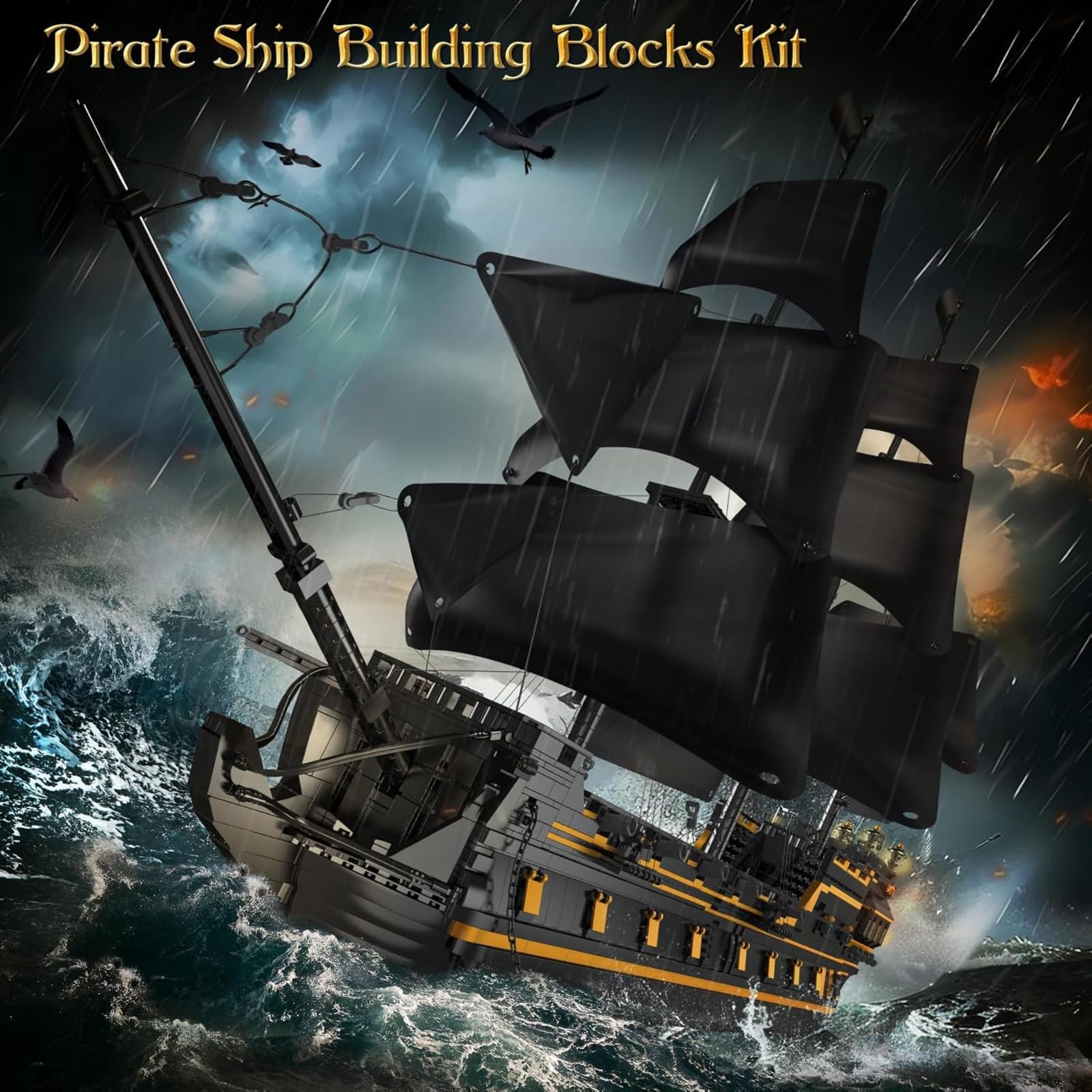 MOULD KING 13186 Black Pearl Ship Pirate Pirates Ship 5266PCS Building Blocks Ideas Sailboat Bricks Kids Birthday Gifts Buy Cheaply On - View #13