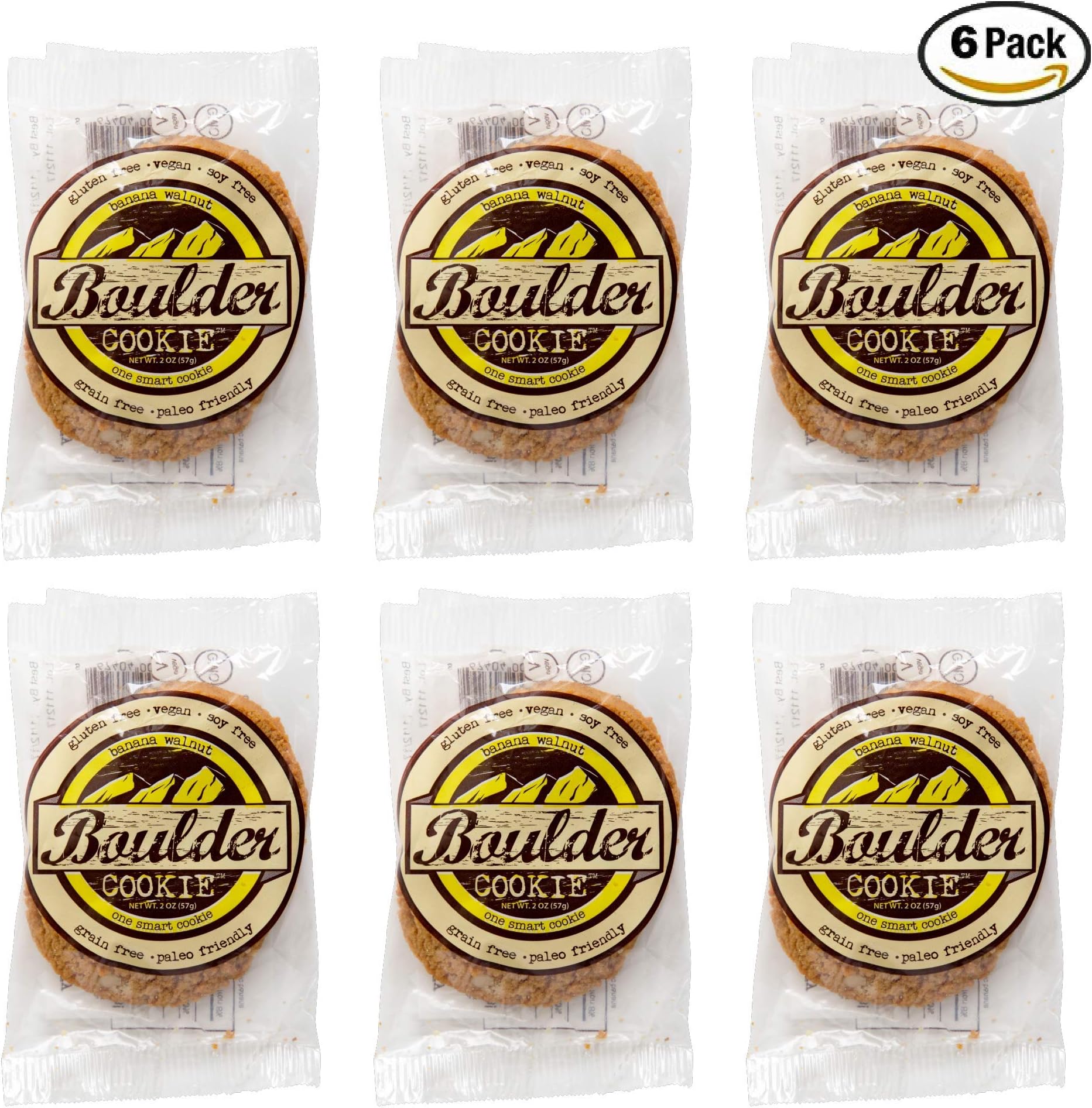 Boulder Cookie, Cookie Banana Walnut, 1.8 Ounce