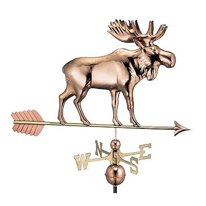 Moose Weathervane Outdoor Decor Patio Lawn Garden Northstar