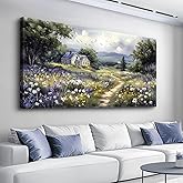 FUHAIHUA Canvas Wall Art For Living Room Wall Decor For Bedroom Office Wall Decoration Garden Painting Artwork Room Aesthetic Home Decor 20x40 In