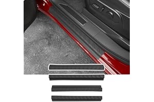 CZmenghe Exterior Door Sill Protector Compatible with 2019-2025 Chevy Silverado GMC Sierra 1500 Door Sill Guard Replacement for 2019-2025 Chevy Silverado Accessories