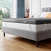 PERLECARE Dual Firmness Mattress Topper California King Size, 3 Inch Firm Bed Topper with Split Soft & Firm Zones, Comfortable and Supportive Non-Slip Mattress Pad for Back Pain, CertiPUR-US Certified
