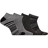 Merrell unisex-adult Men's and Women's Cushioned Midweight Low Cut Socks - 4 & 12 Pairs - Moisture Wicking