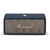 Marshall Emberton III Portable Bluetooth Waterproof Speaker - Midnight Blue | Rugged IP67 Waterproof &amp; Dustproof Design | 32+ Hr Playtime | Loud Stereo Sound &amp; Deep Bass | Wireless for Outdoors &amp; Travel