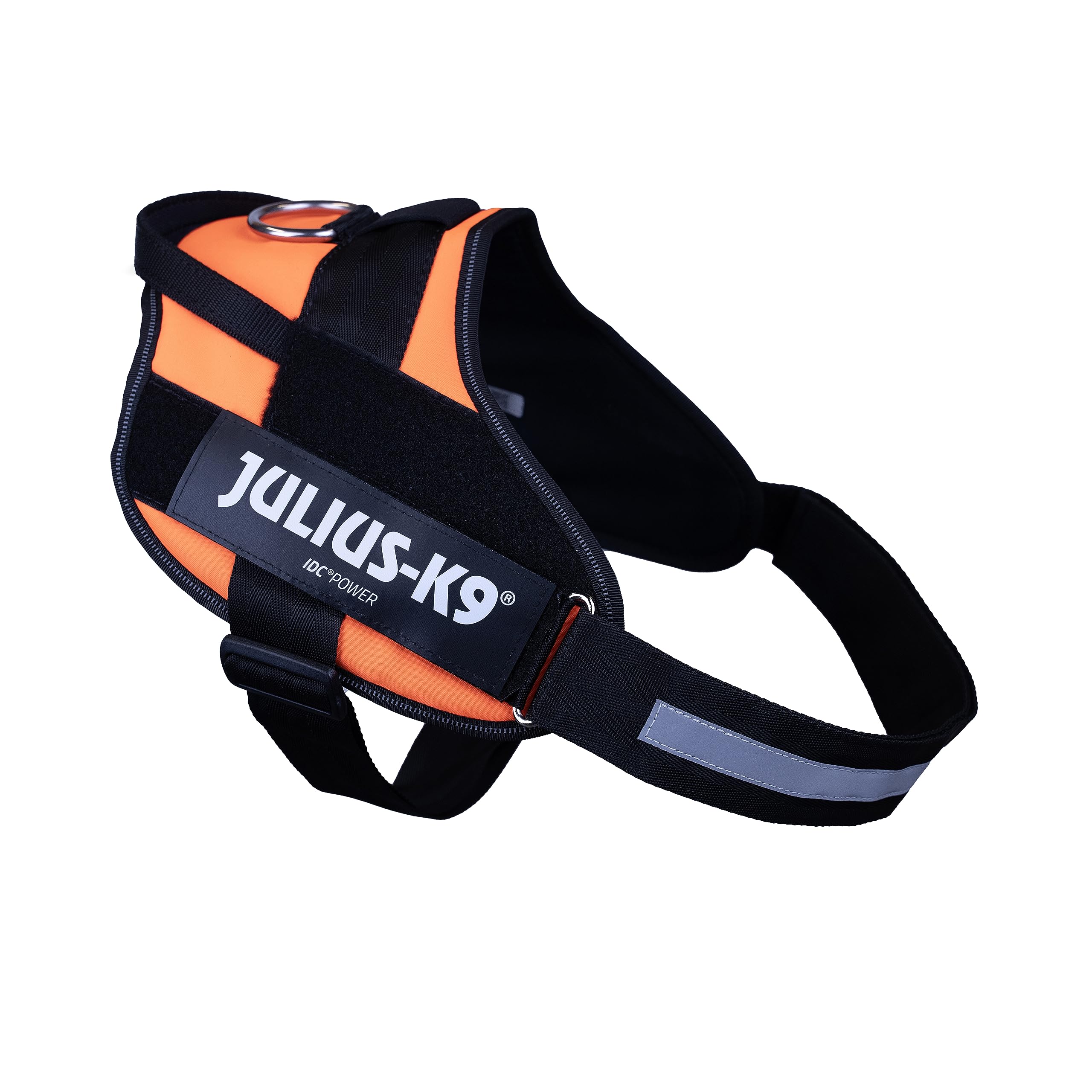 IDC Powerharness with Double Labelfield and Security Lock, Size: 2XL/3, UV Orange