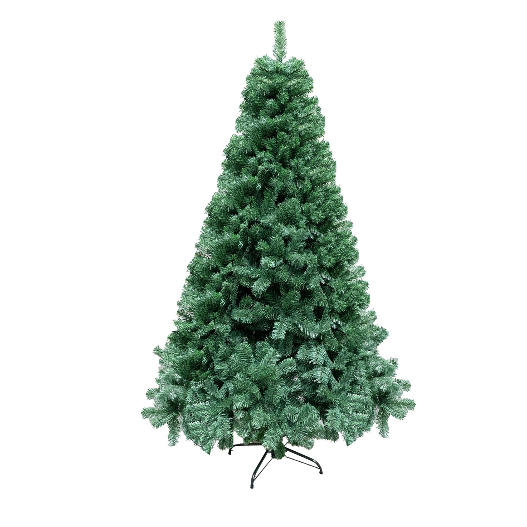 SHATCHI 6ft/1.8m Alaskan Pine Green Artificial Christmas Tree Bushy 550 Tips Xmas Home Decorationations Decorations