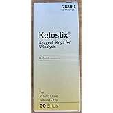 Bayer Ketostix, Reagent Keton Strip - Test Your Urine for Ketones - 50/Pack, 100/Pack, 300/Pack, 1200/Case (50/Pack)