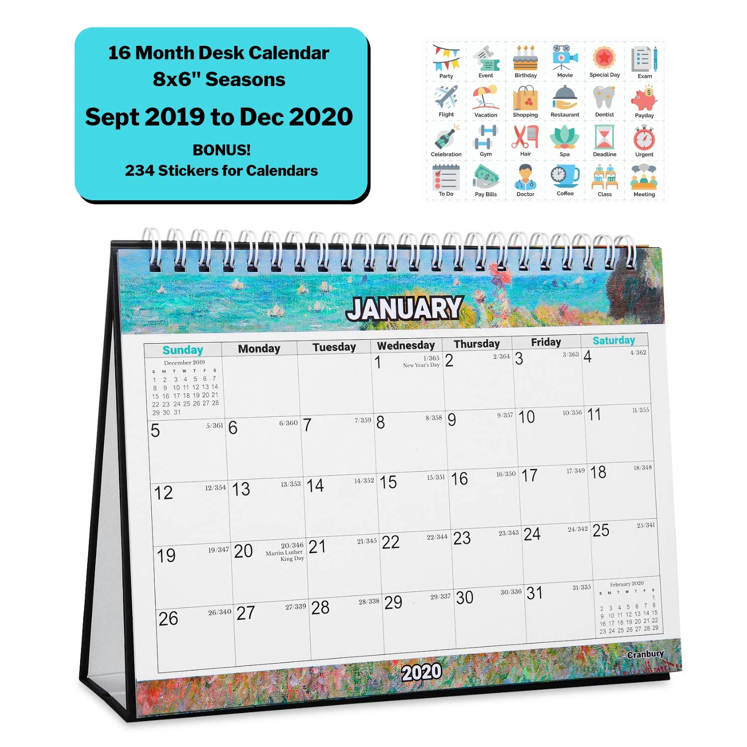 Best Desk Calendar July 2019 To June 2020 For Women
