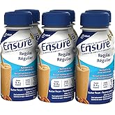 Ensure Regular, Nutritional Supplement Shake, Nutrition To Stay Active And Energetic, Butter Pecan, 6 x 235-mL Bottles