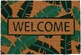 Nicola Spring Coir Door Mat 60 x 40cm Tree of Life Non Slip Backing