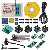 EZP2023 USB Programmer for EEPROM Flash - 24/25/93 BIOS 25T80 - Burn Offline Copy (USB + 15 Adapter)