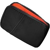 ALPAKA Zip Card Pouch - Card Wallet and Coin Pouch - Holds 12-20 Cards and Cash Holder with Black Axoflux, RFID Blocking Weatherproof Material