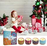 Amorxiao Scented Candles Gift Set 4pcs 4.4 oz Soy Wax Aromatherapy view 9