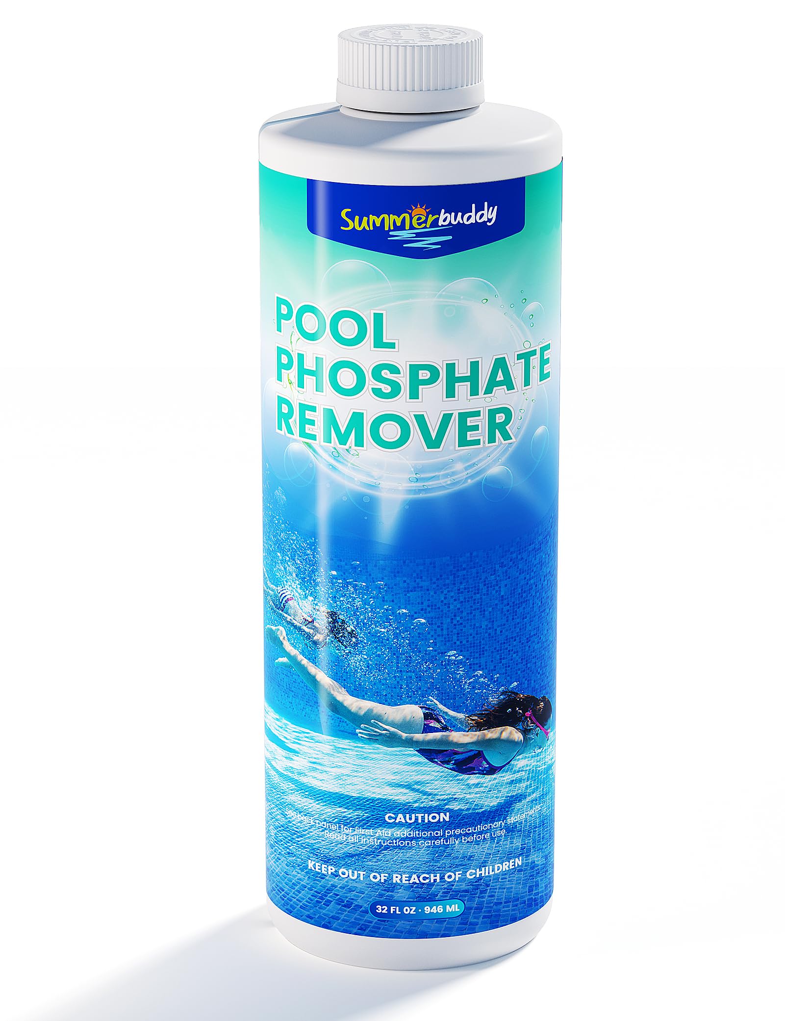 Photo 1 of SUMMERBUDDY Pool Phosphate Remover,Advanced Phosphate Removal Pool Formula-Perfect for Swimming Pool Treatment to Make Your Pool Phosphate Free
