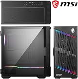 MSI MPG VELOX 100P AIRFLOW Mid-Tower PC Case E-ATX Tempered Glass 4 Fans Mystic view 6