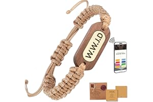 DEARMINE Bible Verse Bracelets, Wearable Bible Bracelet with NFC, Christian Daily Bible Verse Bracelet for Women, Men, Inspirational Religious Gifts