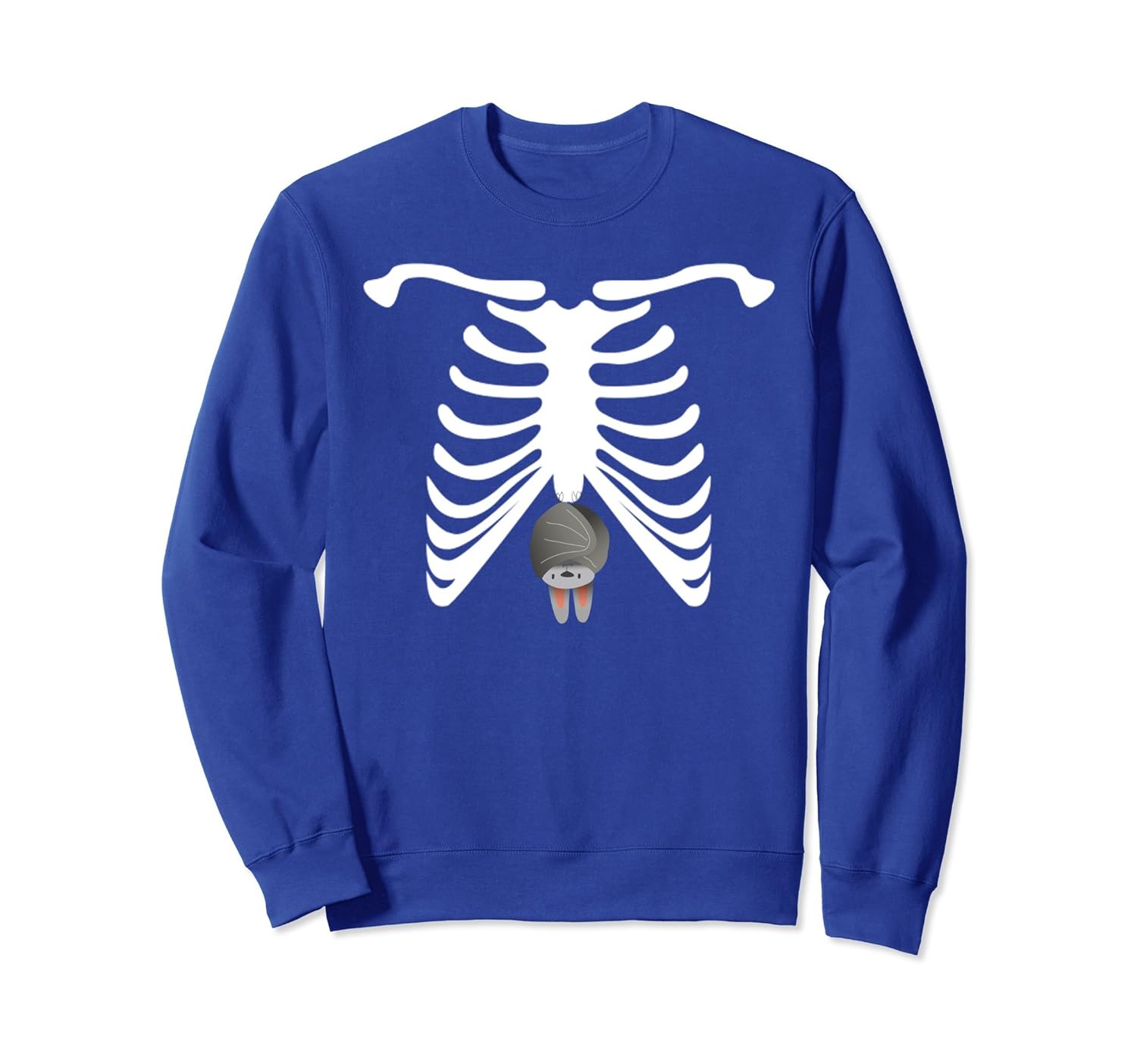 Halloween Bat Skeleton X-Ray Funny Costume sweatshirt-ANZ