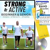 STRENGTHENING EXERCISES FOR SENIORS DVD + Poster + Resistance Band. Renew - Strength - Stamina. DVD Exercise for Seniors and Beginners. Resistance Band Workouts for Seniors. Exercise Seniors DVD.