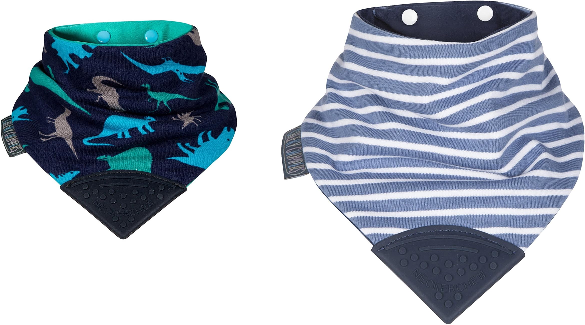 Cheeky Chompers Neckerchew Dino Stripes Multipack