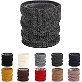 Pukavt Winter Knitted Neck Gaiter For Men And Women Neck Warmer Windproof Ski Mask Face Scarf for Cold Weather Outdoor Sports