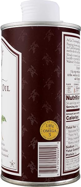 LA TOURANGELLE, ROASTED WALNUT OIL, 16.9 OUNCE (PACKAGING MAY VARY)