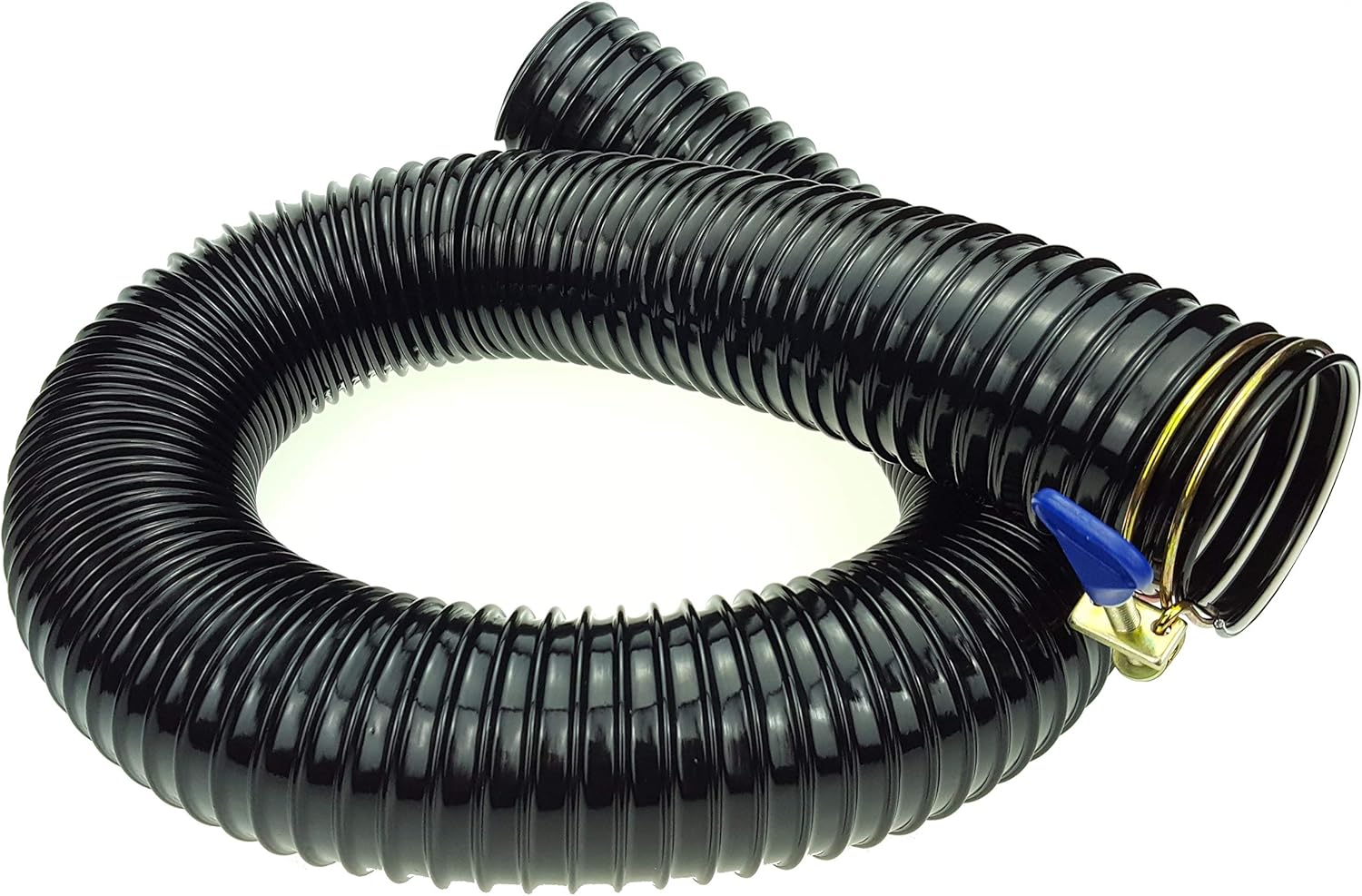 Hall's Rainsaver 2m flexible downpipe with clamp Pipe, Black Amazon.co
