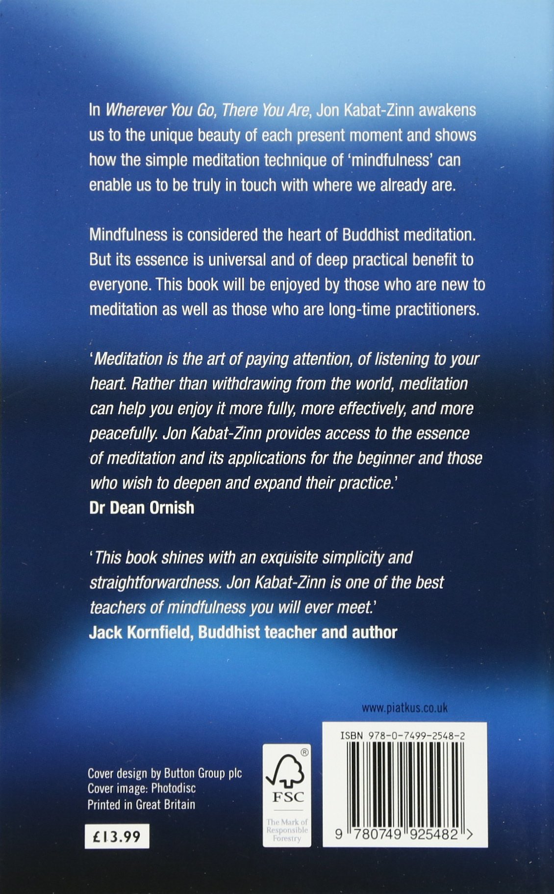 [- Wherever You Go, There You Are: Mindfulness meditation for everyday life -]