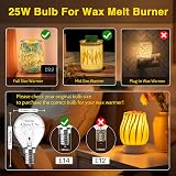 Caldarax E14 Wax Warmer Bulbs 25W Dimmable 2700K G45 SES 2 Pack view 4