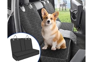 EVMODS for Tesla Dog Seat Cover Rear Seat Protector for Tesla Model Y/3 Back Dogs Seat Covers, Pet Liner Kick Mats Child Car Seat Mats-Waterproof,Nonslip and Scratchproof Middle Seat Belt Backseat