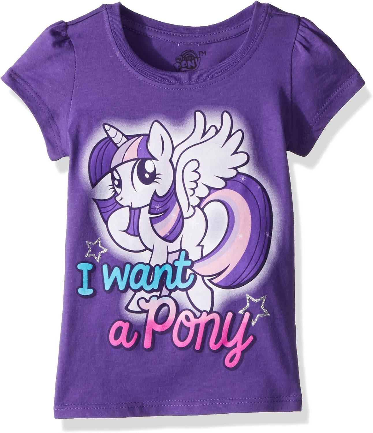 My Little Pony Girl S Mlp I Want Pony T Shirt Amazon Co Uk Clothing