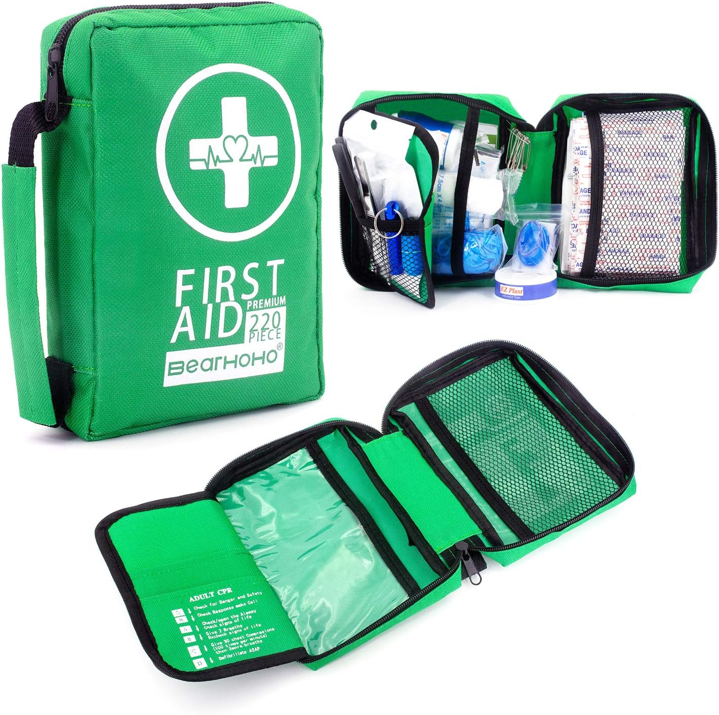 220PCs Mini Portable Compact First Aid Kit Emergency Survival Kits