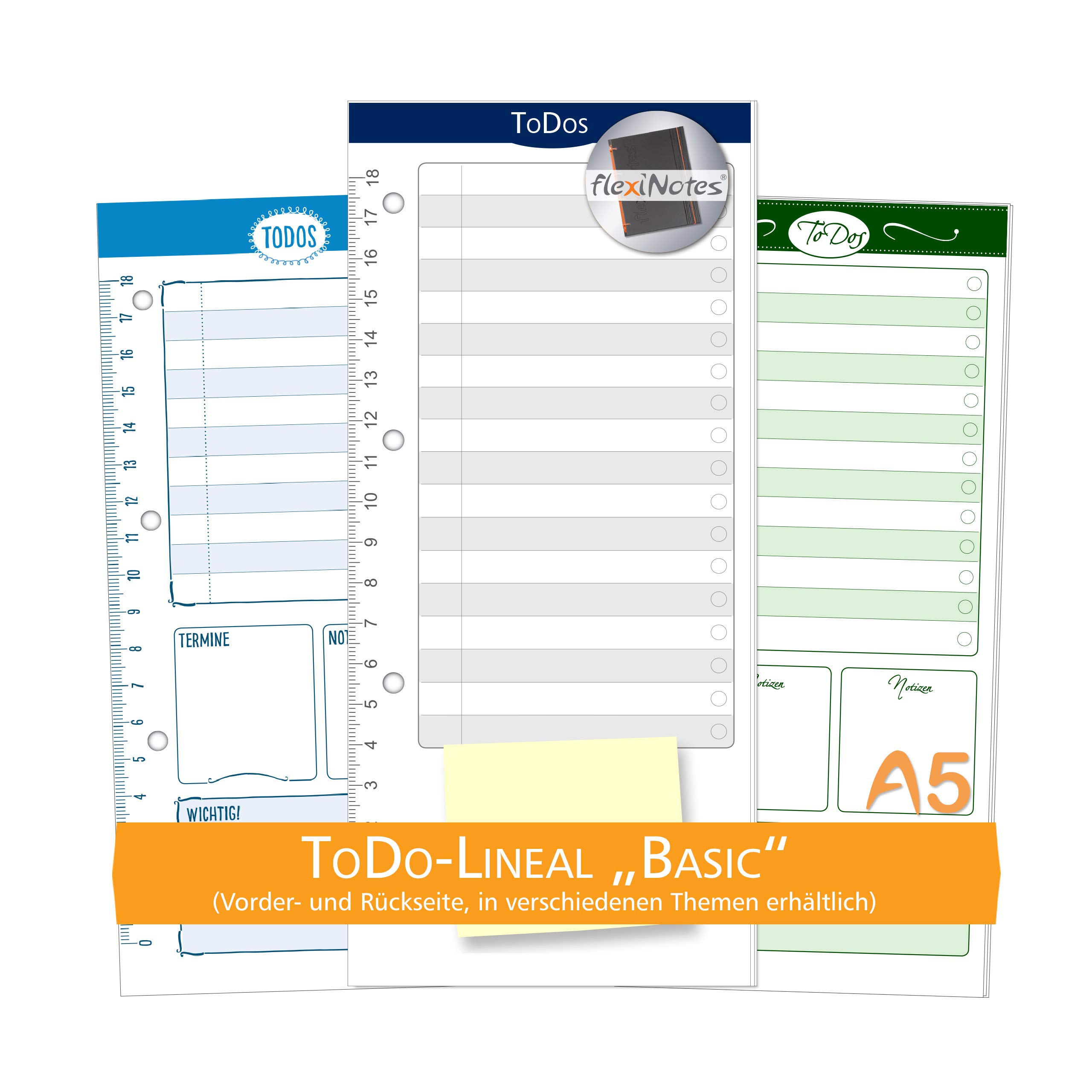 flexiNotes TODO RULER A5, type: Basic