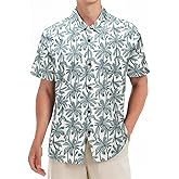 Havana Breeze Mens Hawaiian Shirts Silk Short Sleeve Beach Shirt Relaxed Fit Vacation Shirts